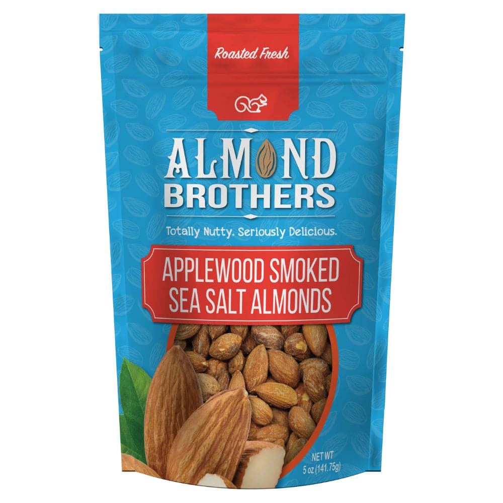 Almond Brothers – Applewood Smoked Sea Salt Almonds, 5 Oz