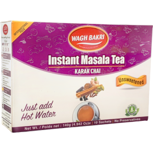 Wagh Bakri Instant Masala Chai Tea Unsweetened – 10 Sachets