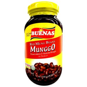 Buenas – Red Mung Beans Munggo in Syrup – 12 OZ