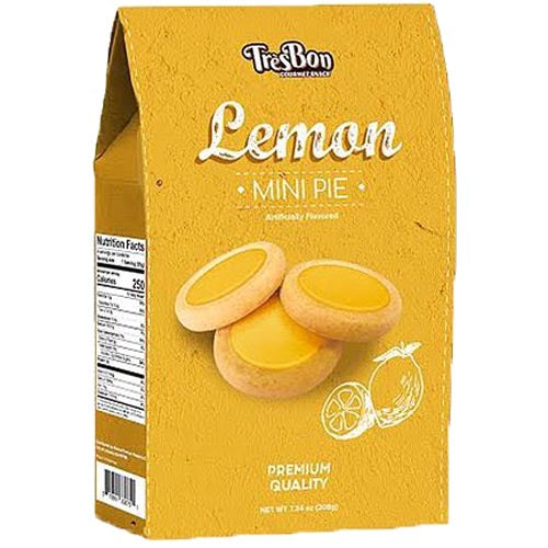 TresBon – Lemon – Mini Pie – Premium Quality – 208 G