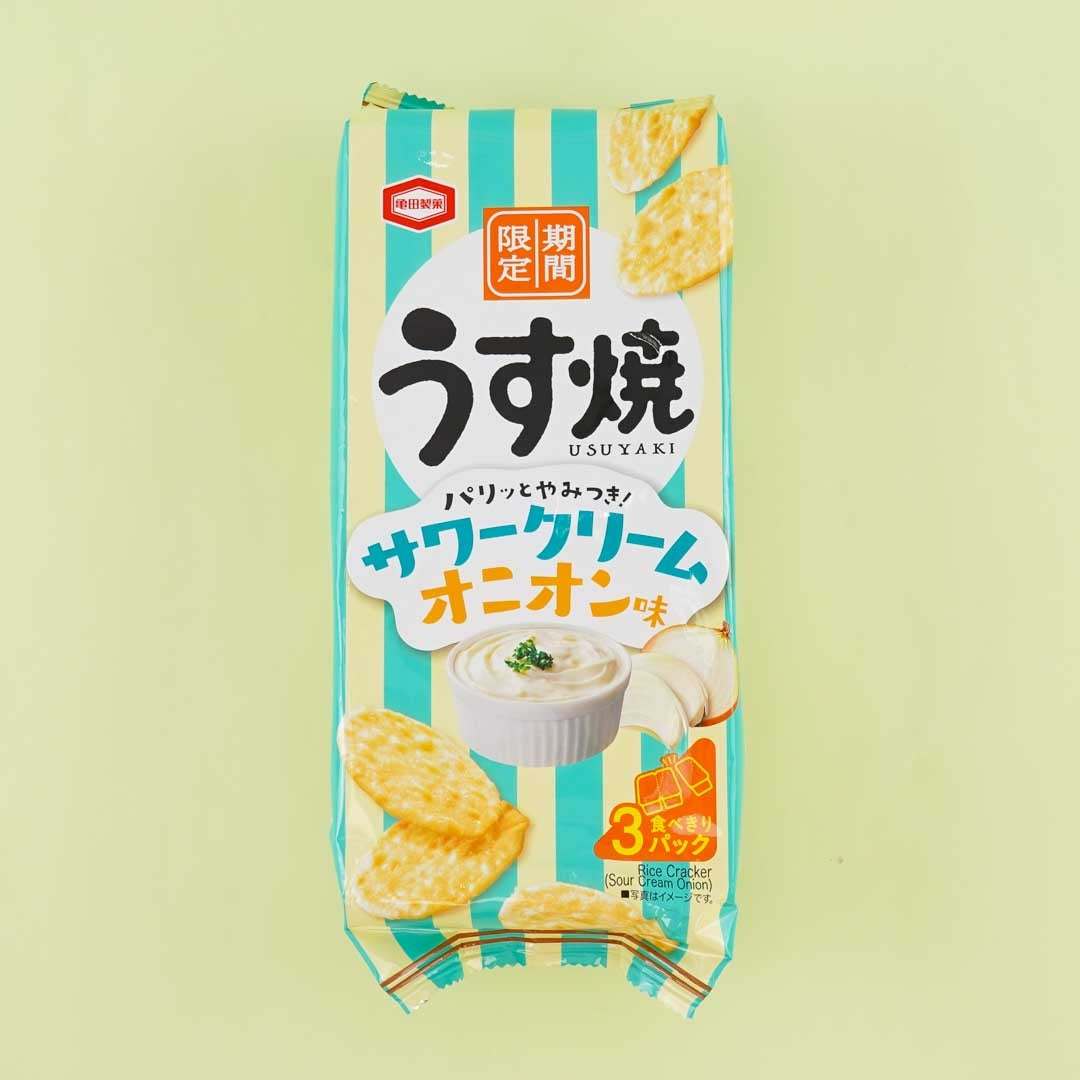 Kameda Usuyaki Rice Crackers – Sour Cream & Onion