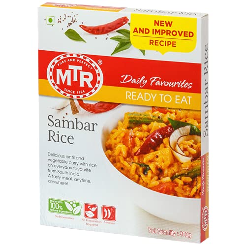 MTR Ready to Eat – Sambar Rice 10.58oz (300g)
