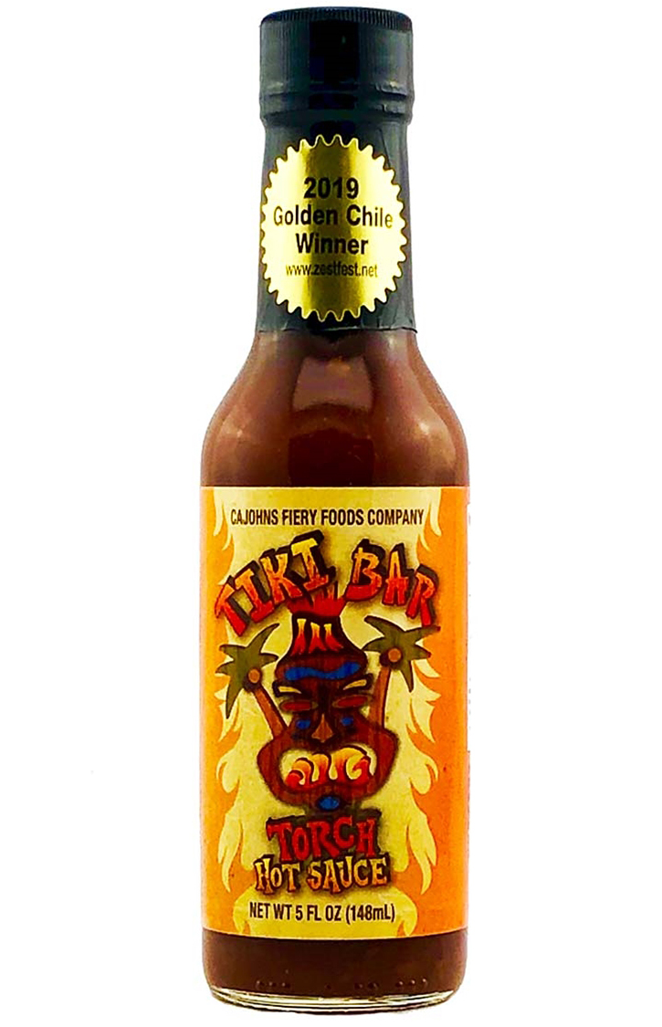 Cajohns Tiki Bar Torch Hot Sauce