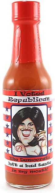 Monica’s, I Voted Republican Hot Sauce, 5oz.