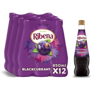 Ribena – Blackcurrant Concentrate, 850 ml | Pack of 12