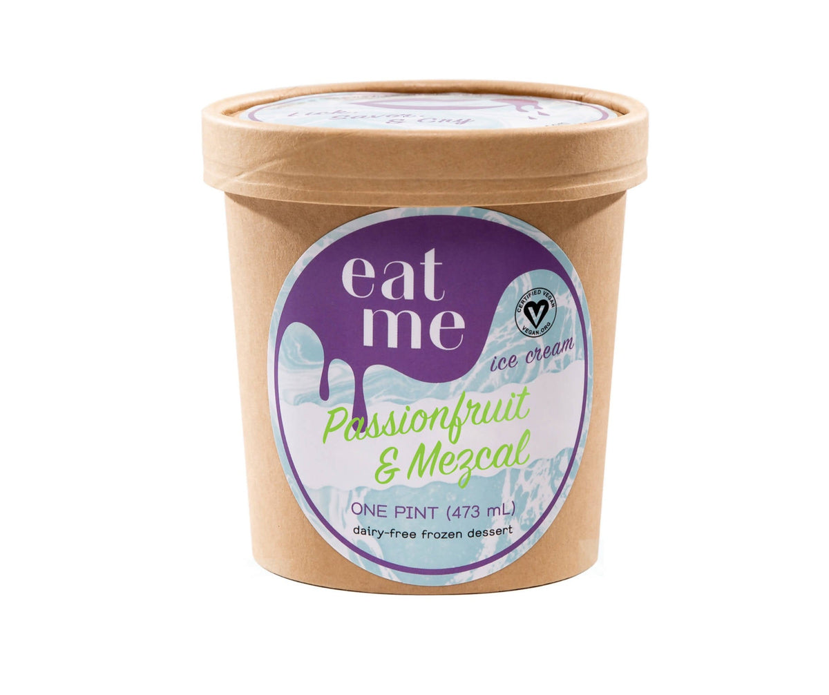 Passionfruit & Mezcal Vegan Ice Cream Pints – 8 x 16oz