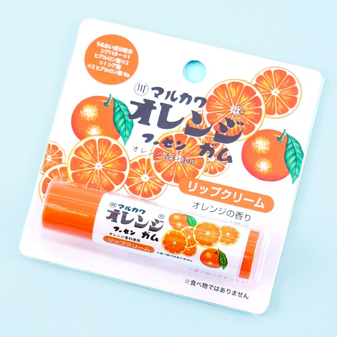 Marukawa Bubble Gum Scented Lip Balm – Orange