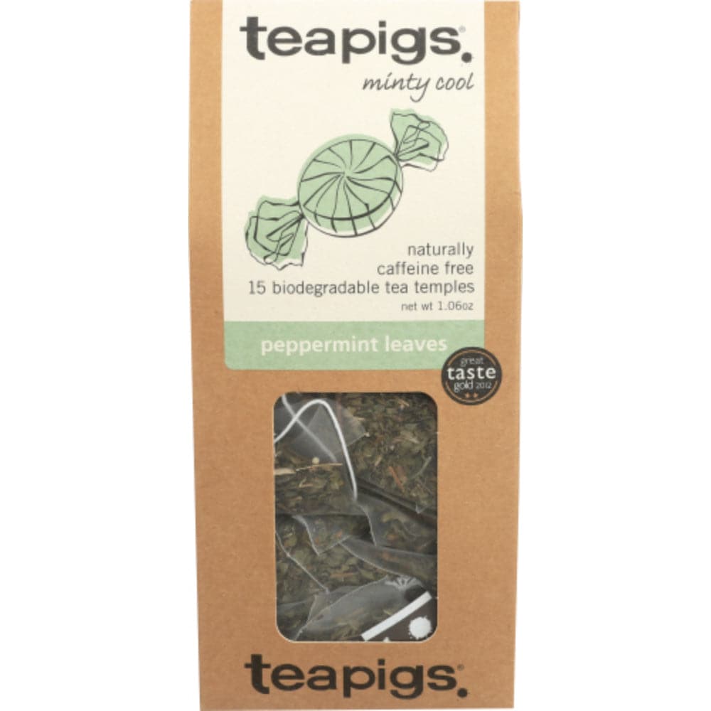 Teapigs – Peppermint Leaves Minty Cool Tea 15 Ea – (Pack Of 6)