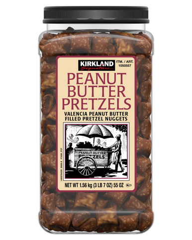 Kirkland Signature Peanut Butter Filled Pretzel Nuggets, 55 oz