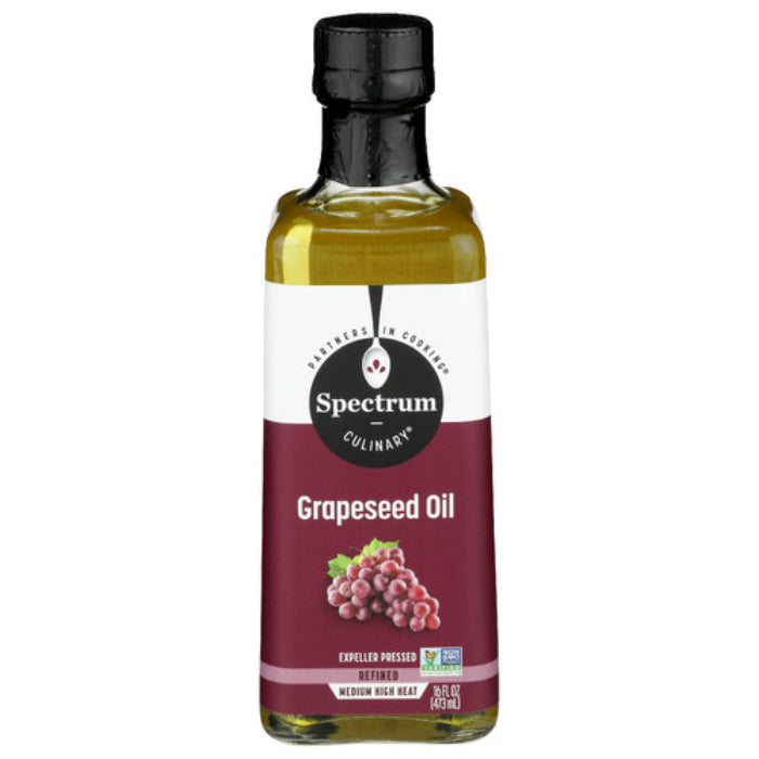Spectrum Naturals – Grapeseed Oil Refined, 16 fl oz | Pack of 1