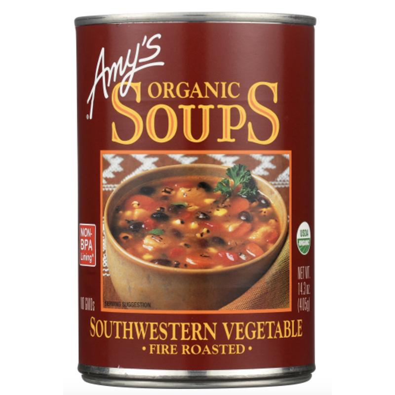 Buy Amy’s Fire Roasted Vegan Vegetable Soup | PlantX US