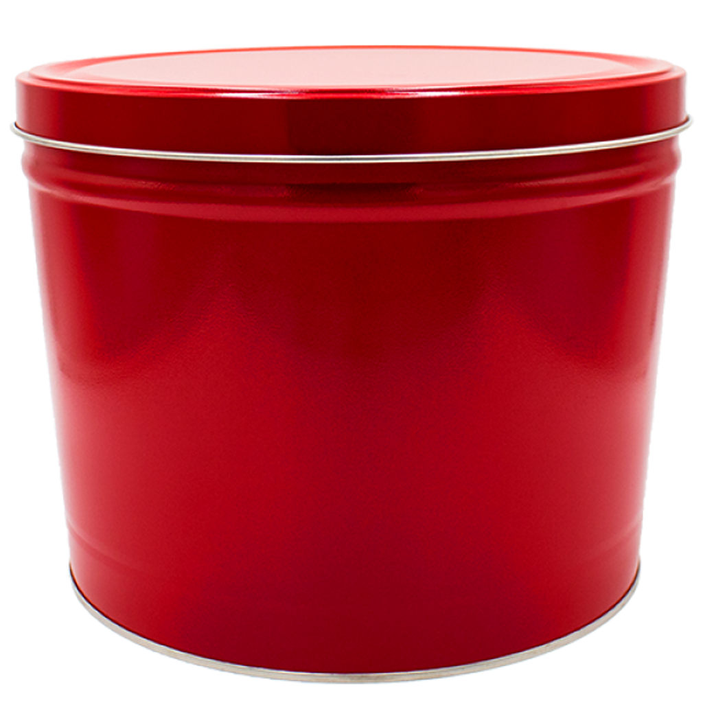 2 Gallon – Solid Red Tin
