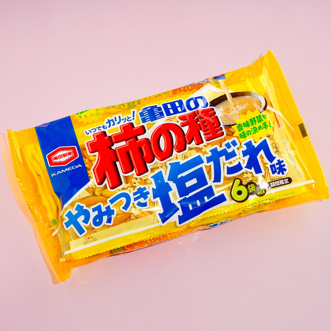 Kameda Kaki No Tane Senbei Snack Bag – Salty Sauce