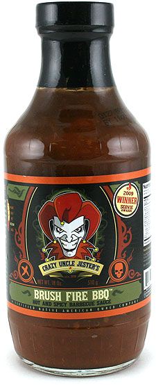 Crazy Uncle Jester’s Brushfire BBQ, 18oz.
