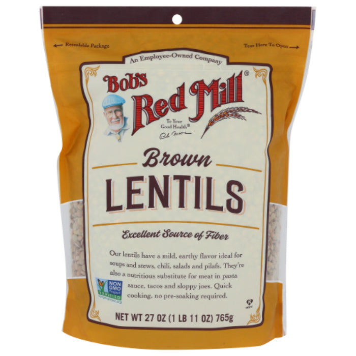 Bob’s Red Mill – Lentils, Brown, 27 Oz – Pack of 4