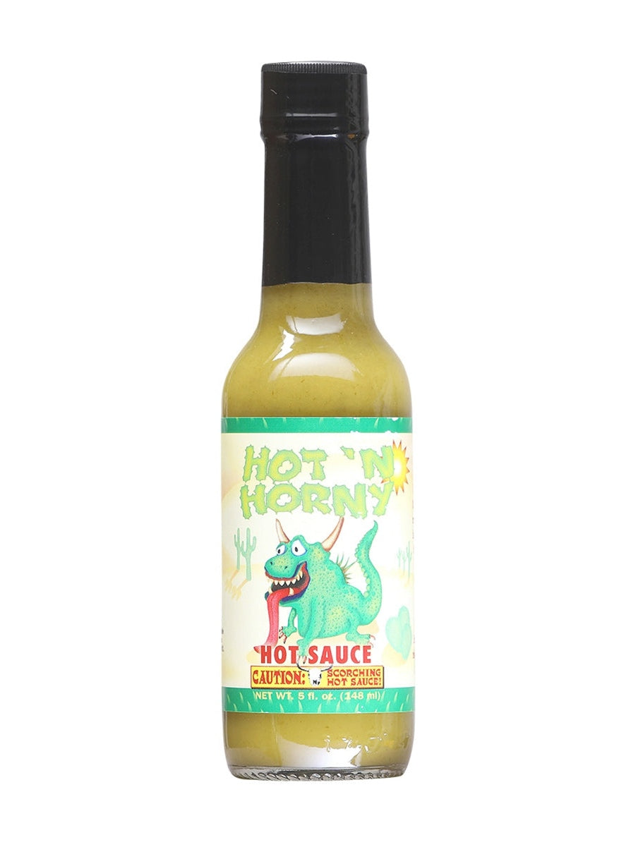 Hot Sauce Hot N Horny 5 oz Green Jalapeno Heat 7