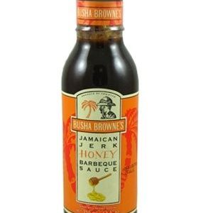 Busha Browne’s Honey Jamaican Jerk BBQ Sauce, 12oz.