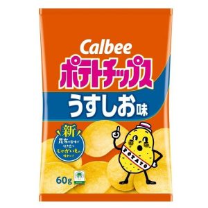 Calbee “Potato Chips, Light Salt Flavor”, 60g