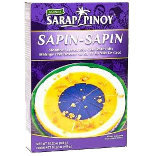Galinco – Sarap Pinoy – Sapin-Sapin – Steamed Layered Rice Cake Ready Mix – 460 G