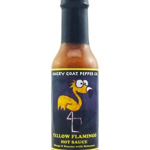 Hot Sauce Angry Goat Pepper Co Yellow Flamingo Mango & Banana Habanero
