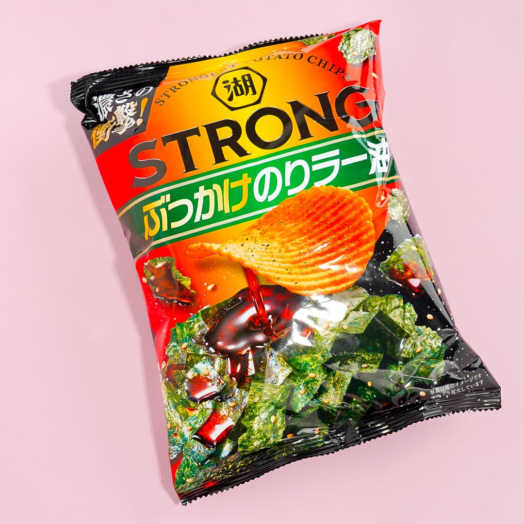 Koikeya Strong Potato Chips – Nori & Red Chili Oil