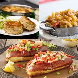 Shaw’s Crab House Lobster Rolls, Lobster Mac, & Crab Cakes