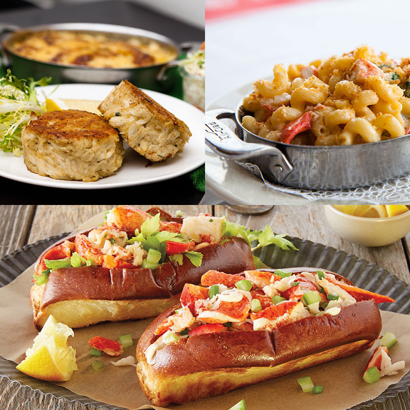 Shaw’s Crab House Lobster Rolls, Lobster Mac, & Crab Cakes