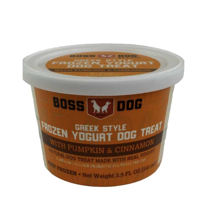 Boss Dog Brand Inc – Yogurt Frozen Pumpkin Cinnamon, 3.5 oz – Pack of