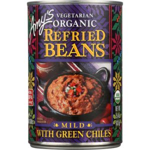 Amy’s – Bean Refried Green Chili GF, 15.4 Oz – Pack Of 1