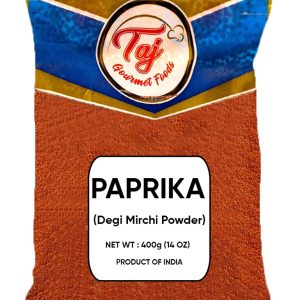 TAJ Paprika (Deggi Mirch) Spice Powder, Ground 400g