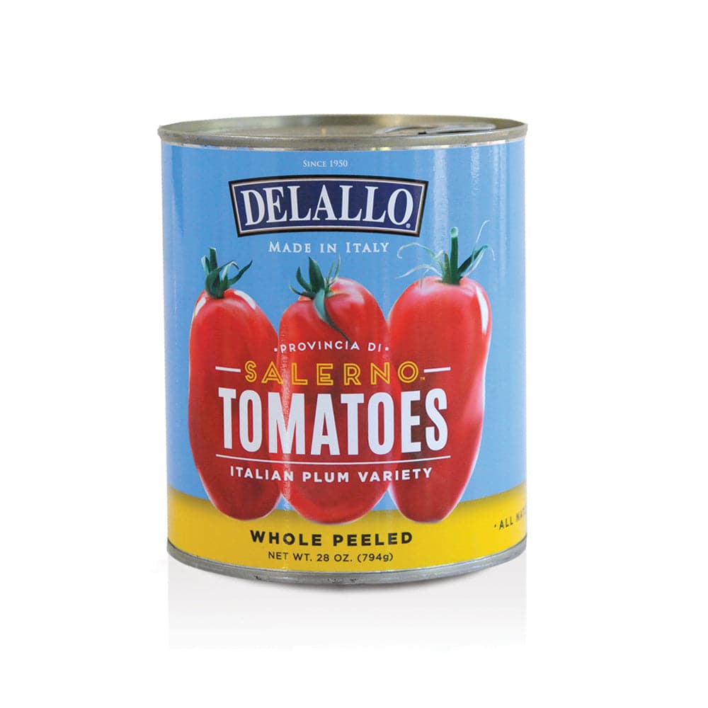 Delallo – Salerno Italian Plum Tomatoes Whole Peeled, 28 oz
