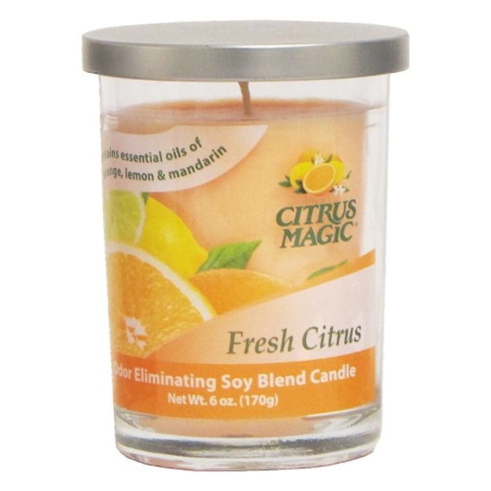 Citrus Magic – Fresh Citrus Odor Eliminating Soy Blend Candle, 6 Oz