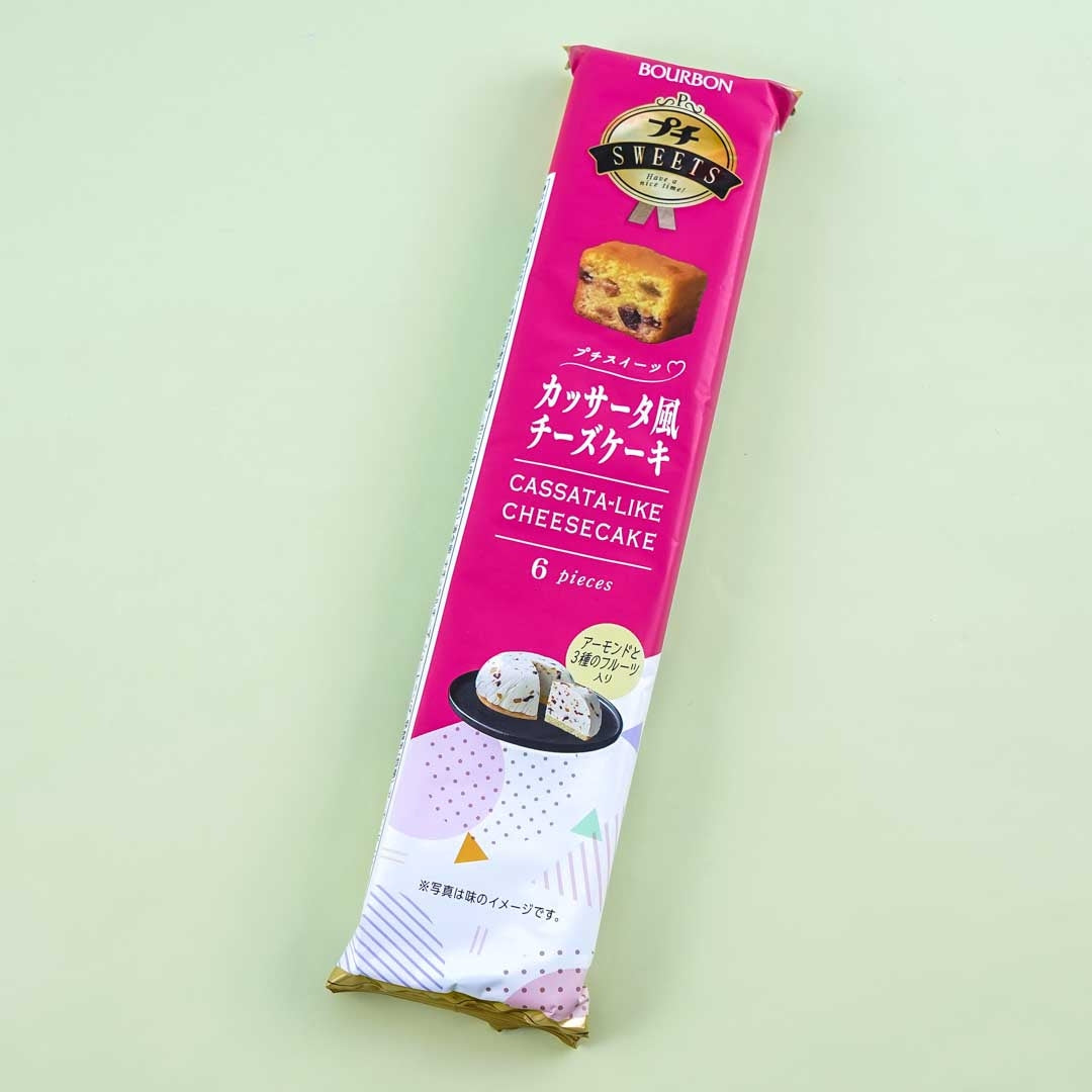 Bourbon Petit Sweets Cassata-Like Cheesecake Bites