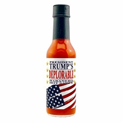 Hot Sauce President Trump’s DEPLORABLE Hot Sauce Heat 6
