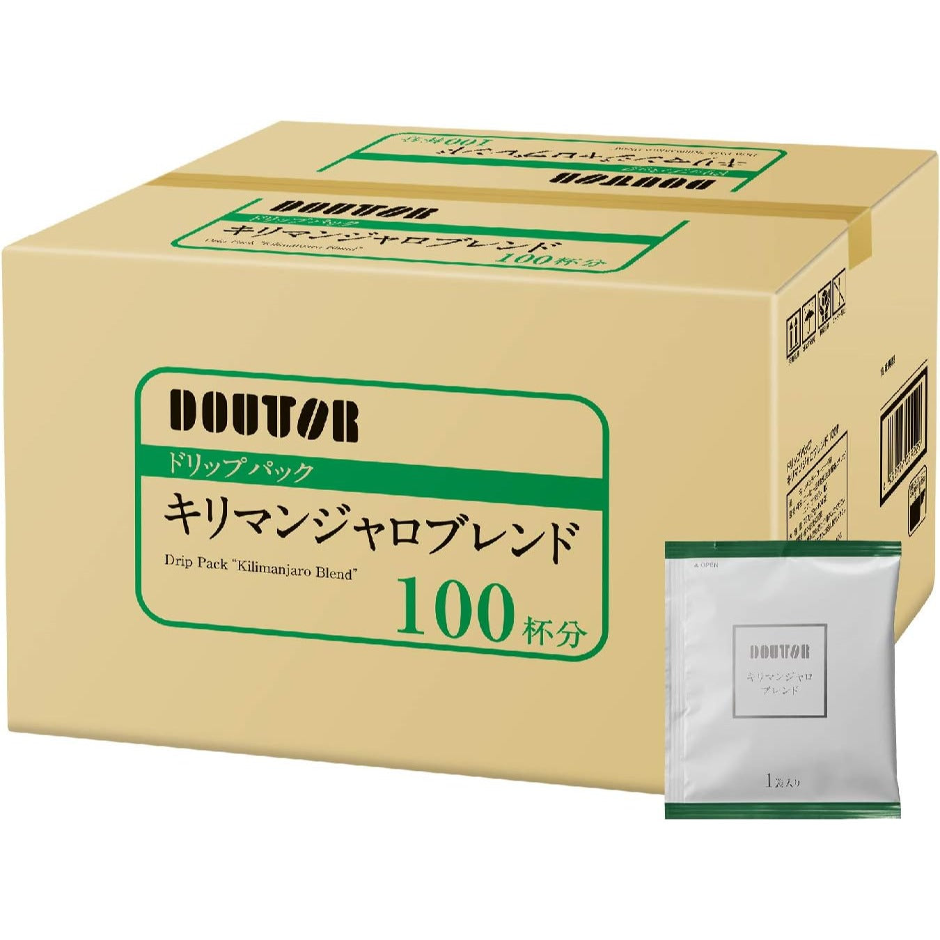 DOUTOR Coffee Drip Pack Kilimanjaro Blend 100 Packs Made in Japan – Tokyo Sakura Mall