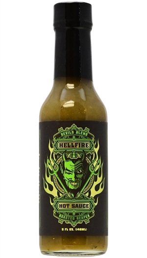Hellfire Devil’s Blend Roasted Reaper Hot Sauce, 5oz.