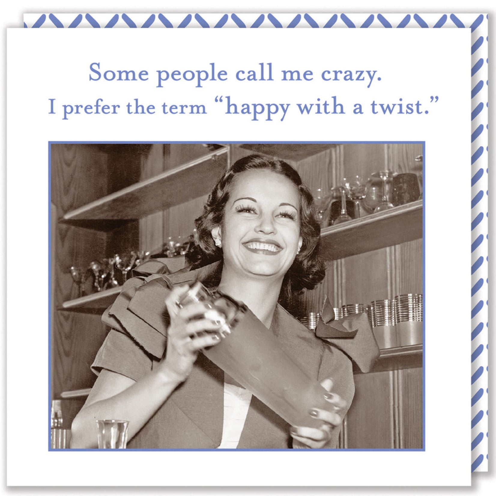 Shannon Martin Design – Call Me Crazy Beverage Napkin