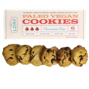 Organic Paleo Vegan Chocolate Chip Cookies Box – 6 box x 4.5oz