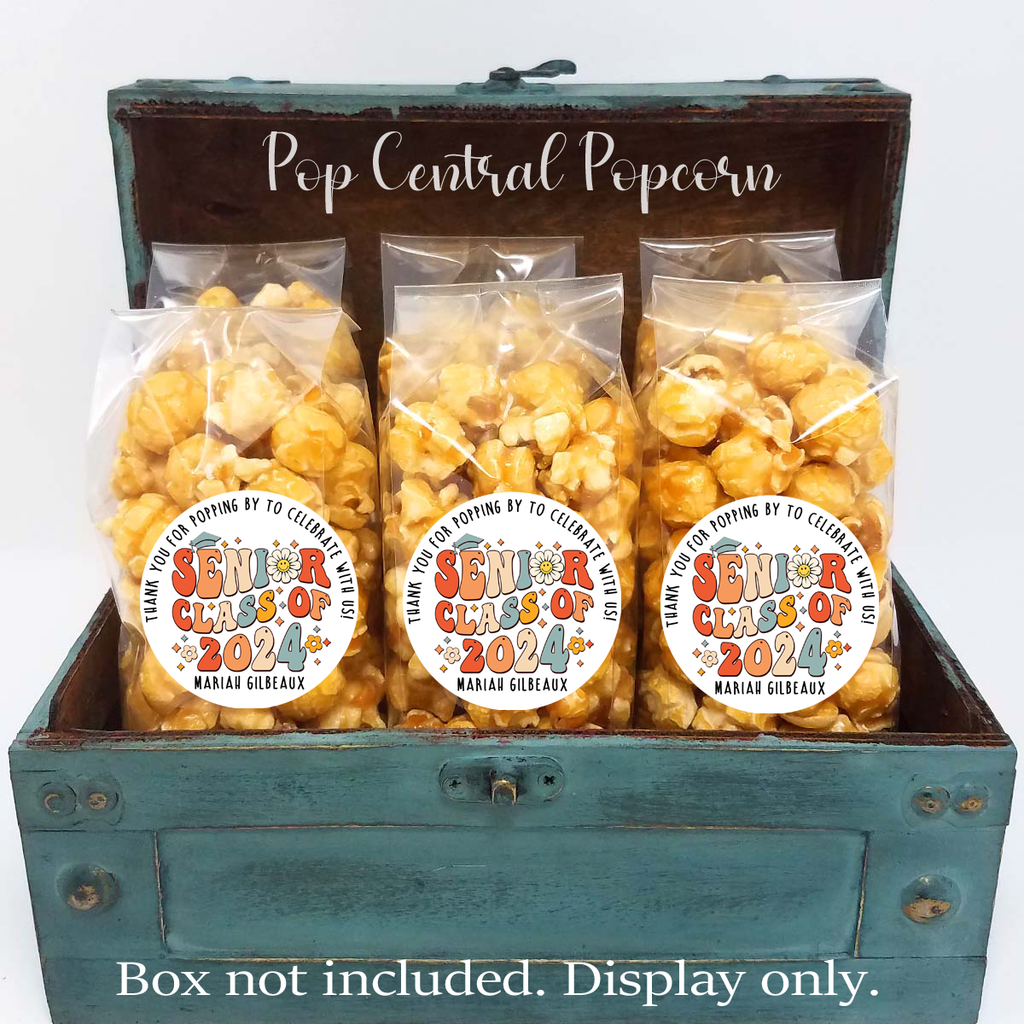 Retro Style with Daisy – Graduation Popcorn Favors