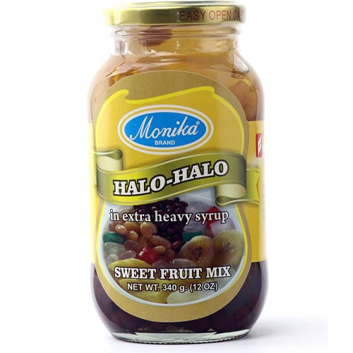 Monika Brand – Halo-Halo in extra heavy syrup – Sweet Fruit Mix – 12 OZ