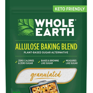 Whole Earth Allulose Baking Blend Zero Calorie Sugar Alternative Sweetener, 32 oz.