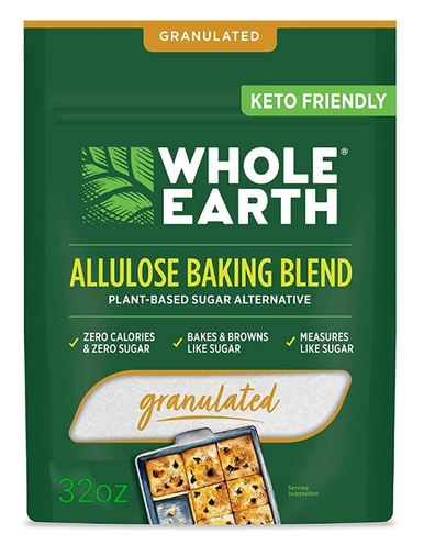 Whole Earth Allulose Baking Blend Zero Calorie Sugar Alternative Sweetener, 32 oz.