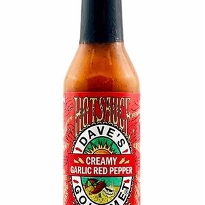 Dave’s Gourmet Creamy Garlic Red Pepper Hot Sauce, 8oz.