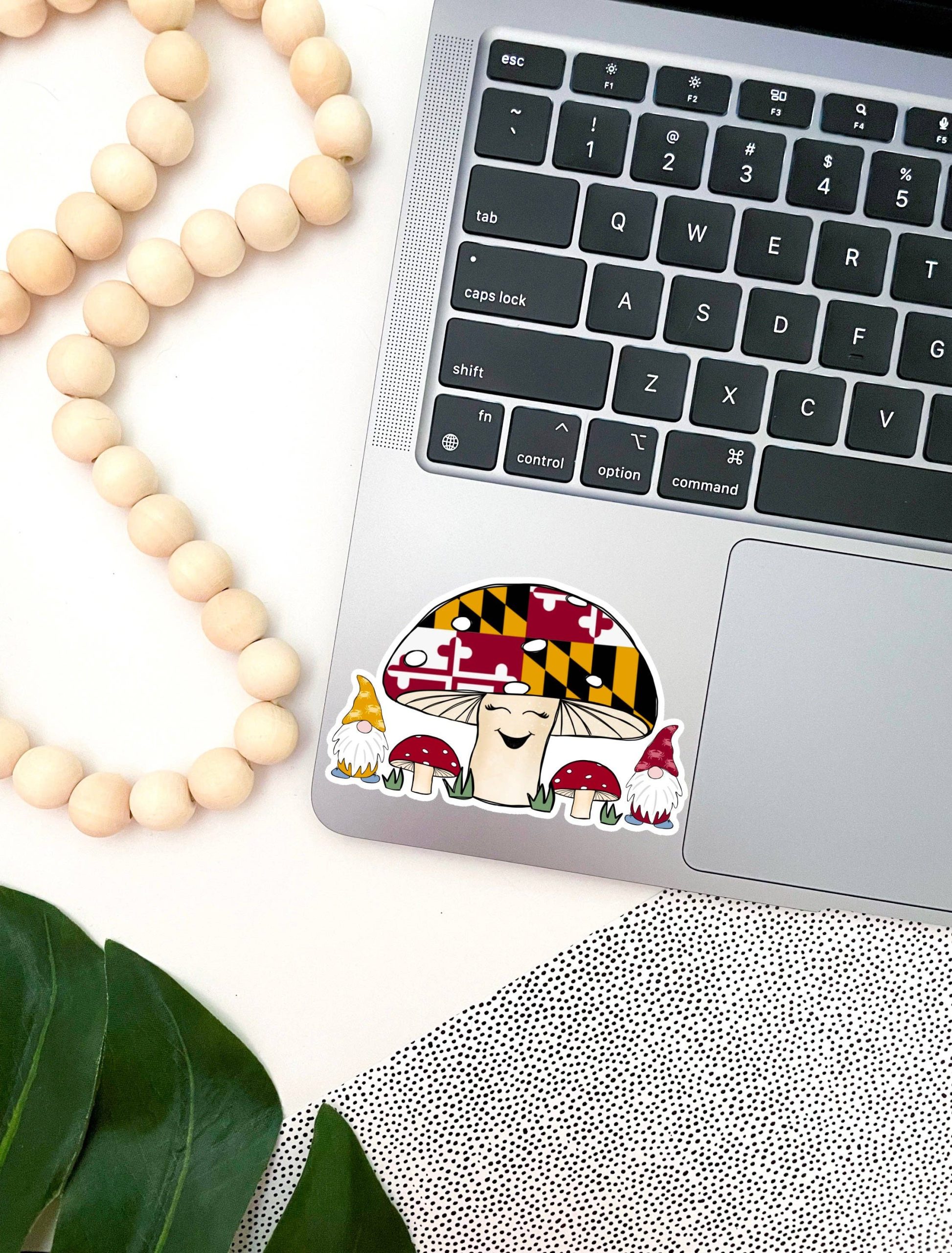 Jami Creates – Maryland Mushroom & Gnome Friends Sticker