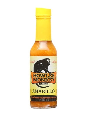 Hot Sauce Howler Monkey Amarillo Scotch Bonnet 5 oz Heat 7