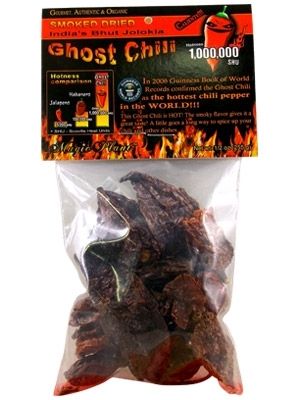 Dried Whole Ghost Chiles Pods, .5oz.