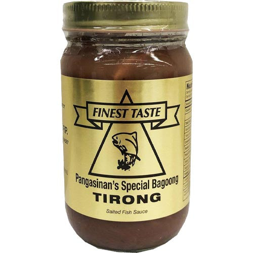 Finest Taste – Pangasinan’s Special Bagoong – Tirong – Salted Fish Sauce – 16 OZ