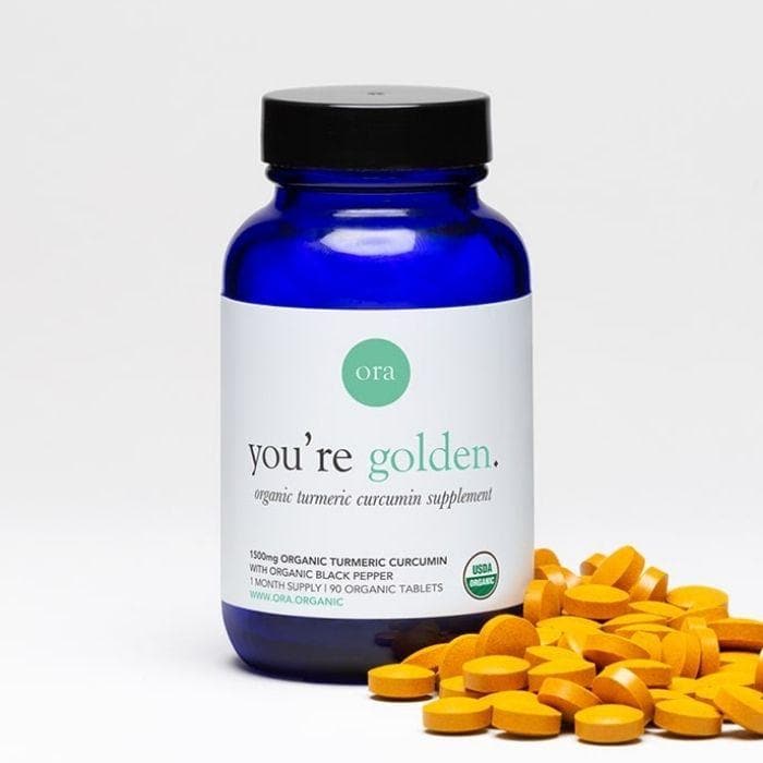 Ora – You’re Golden: Organic Turmeric Curcumin Pills