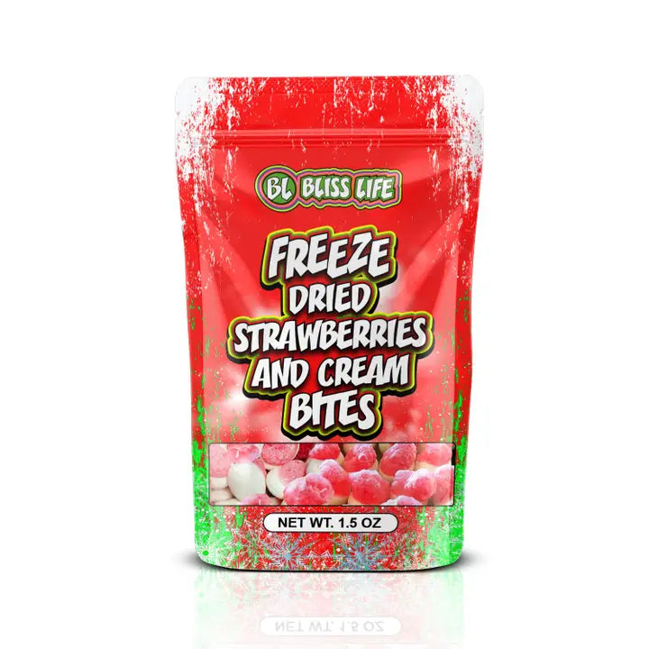 Freeze Dried Strawberries and Cream Bites