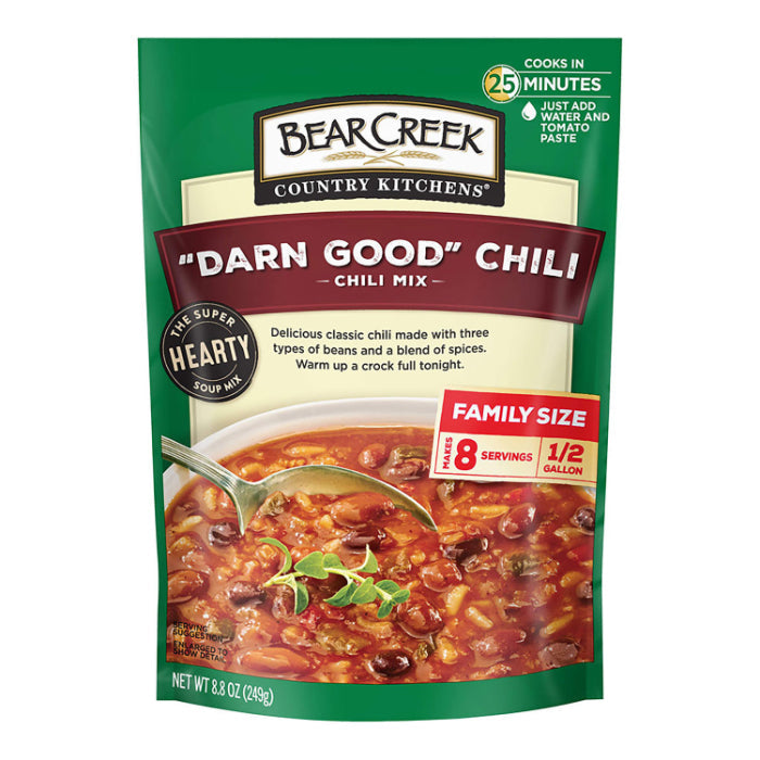Bear Creek – Soup Mix Chili Darn Good, 8.8 oz – Pack of 6